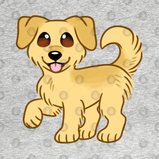 Cute Fluffy Golden Retriever by leashonlife